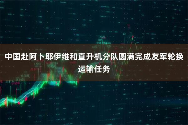 中国赴阿卜耶伊维和直升机分队圆满完成友军轮换运输任务