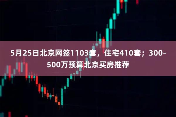 5月25日北京网签1103套，住宅410套；300-500万预算北京买房推荐
